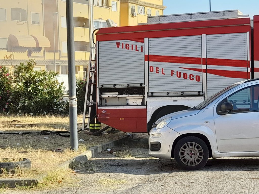 incendio rifiuti arghillà