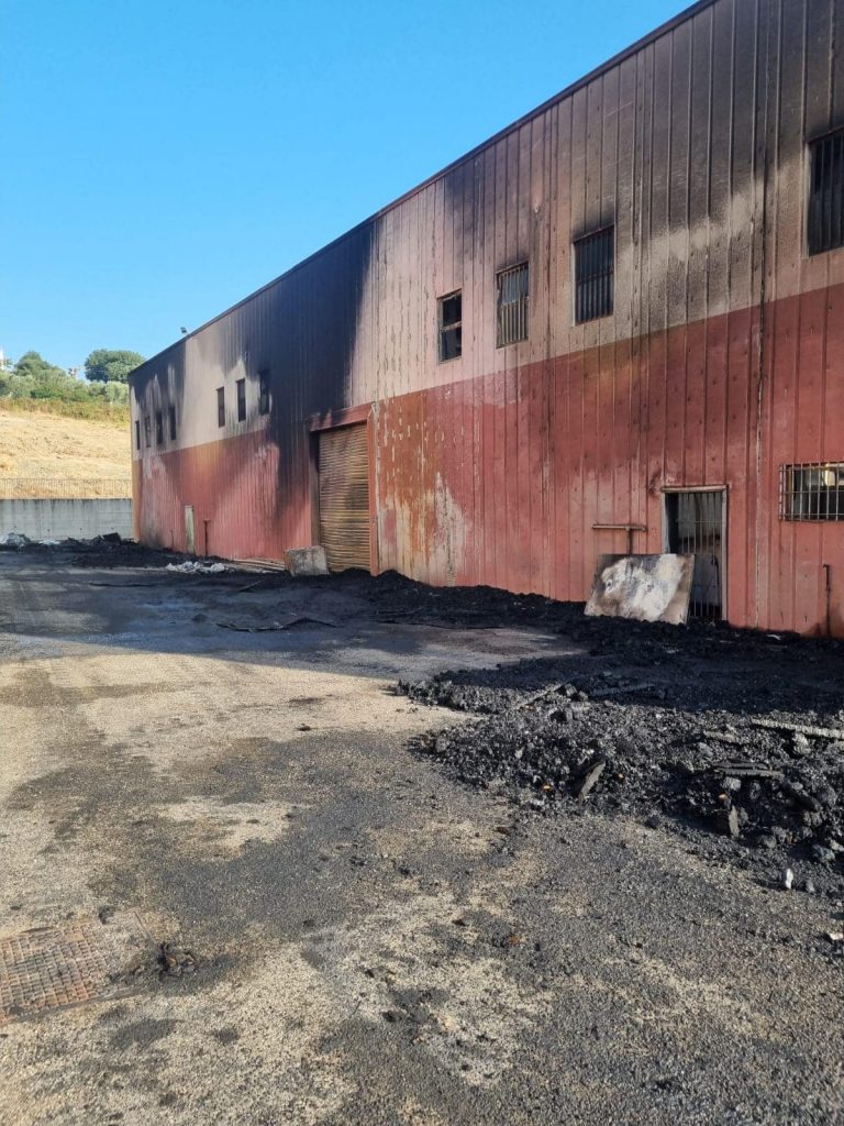 incendio torrefazionecaffè guglielmo