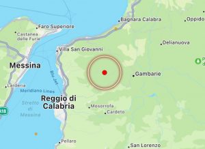 terremoto aspromonte reggio calabria