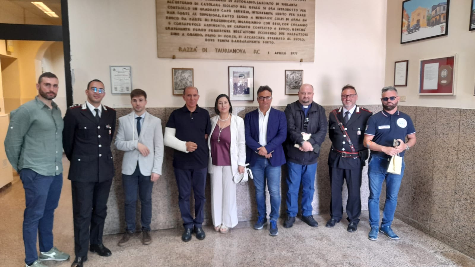 visita carabinieri feriti associazione condivisa