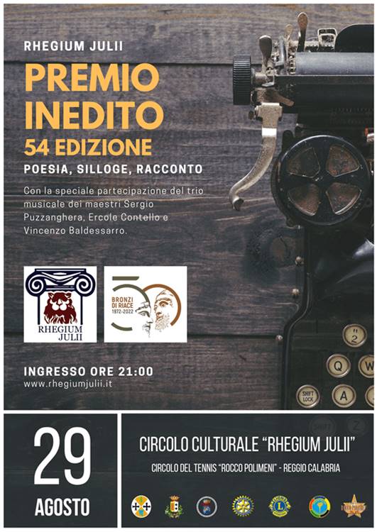 premio inedito rhegium julii 2022