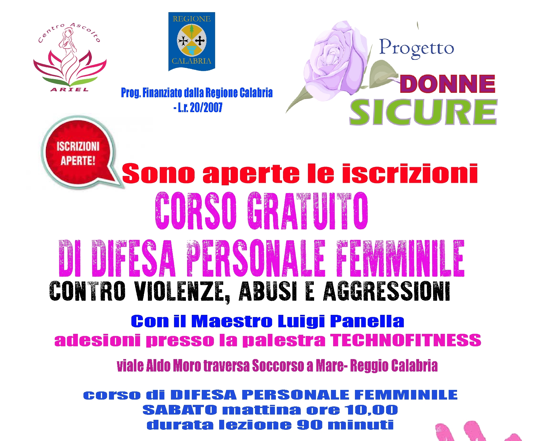 AUTODIFESA SETT 2022 DONNE SICURE