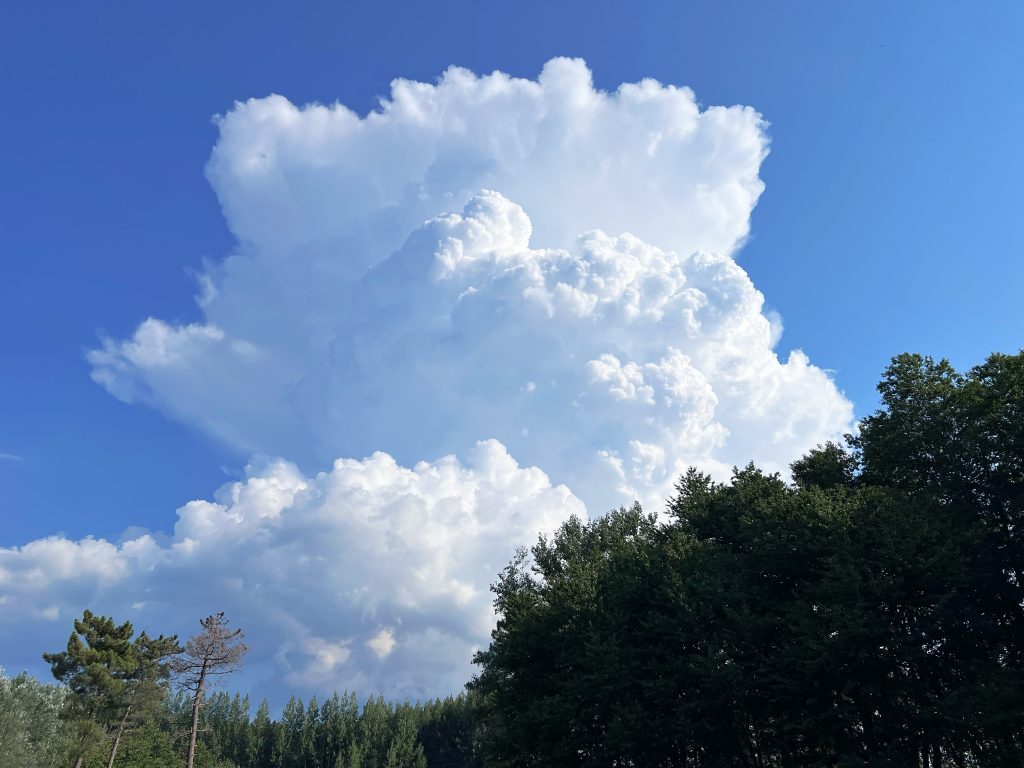 Temporali pomeridiani cumulonembo Aspromonte