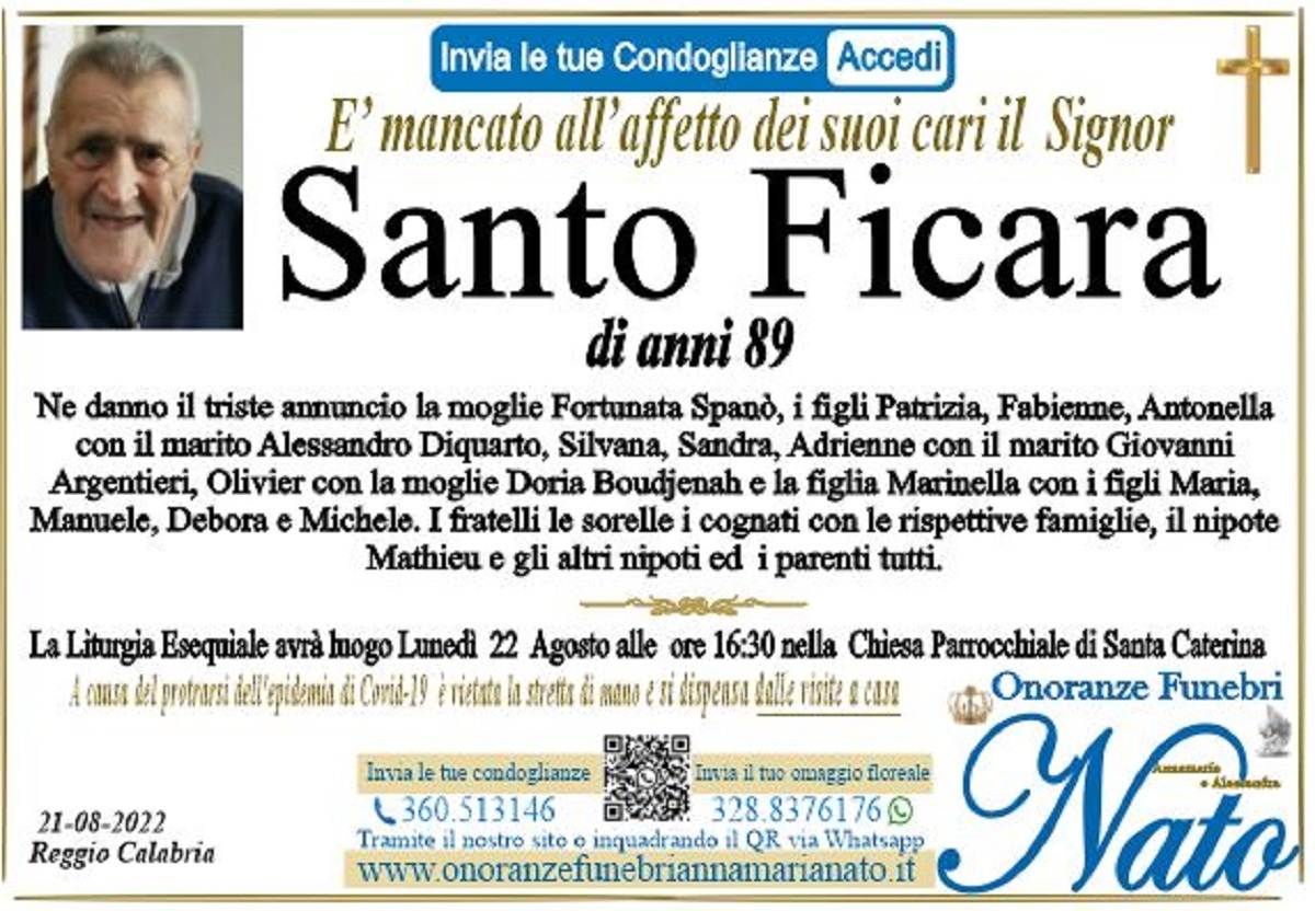 FICARA SANTO
