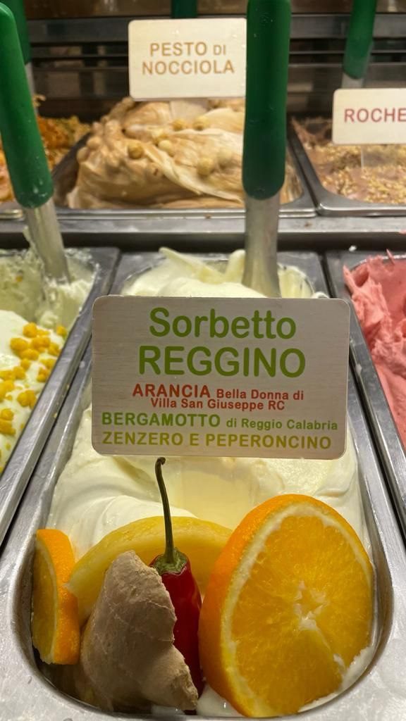 Gelateria Cesare gusto Bronzato e Sorbetto Reggino su Vanity Fair