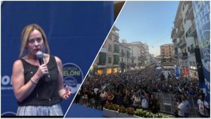 Giorgia Meloni a Cosenza
