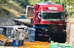 Incidente auto-camion