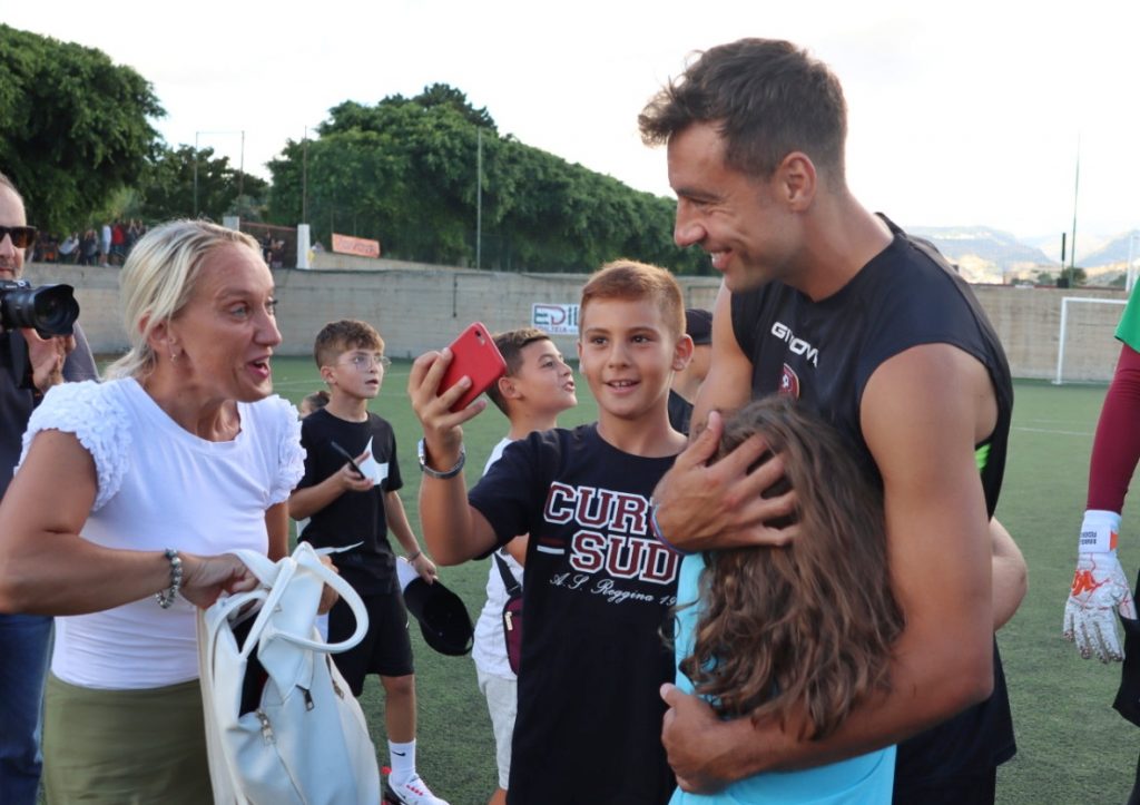 Cionek Incontro tifosi Reggina Sant'Agata