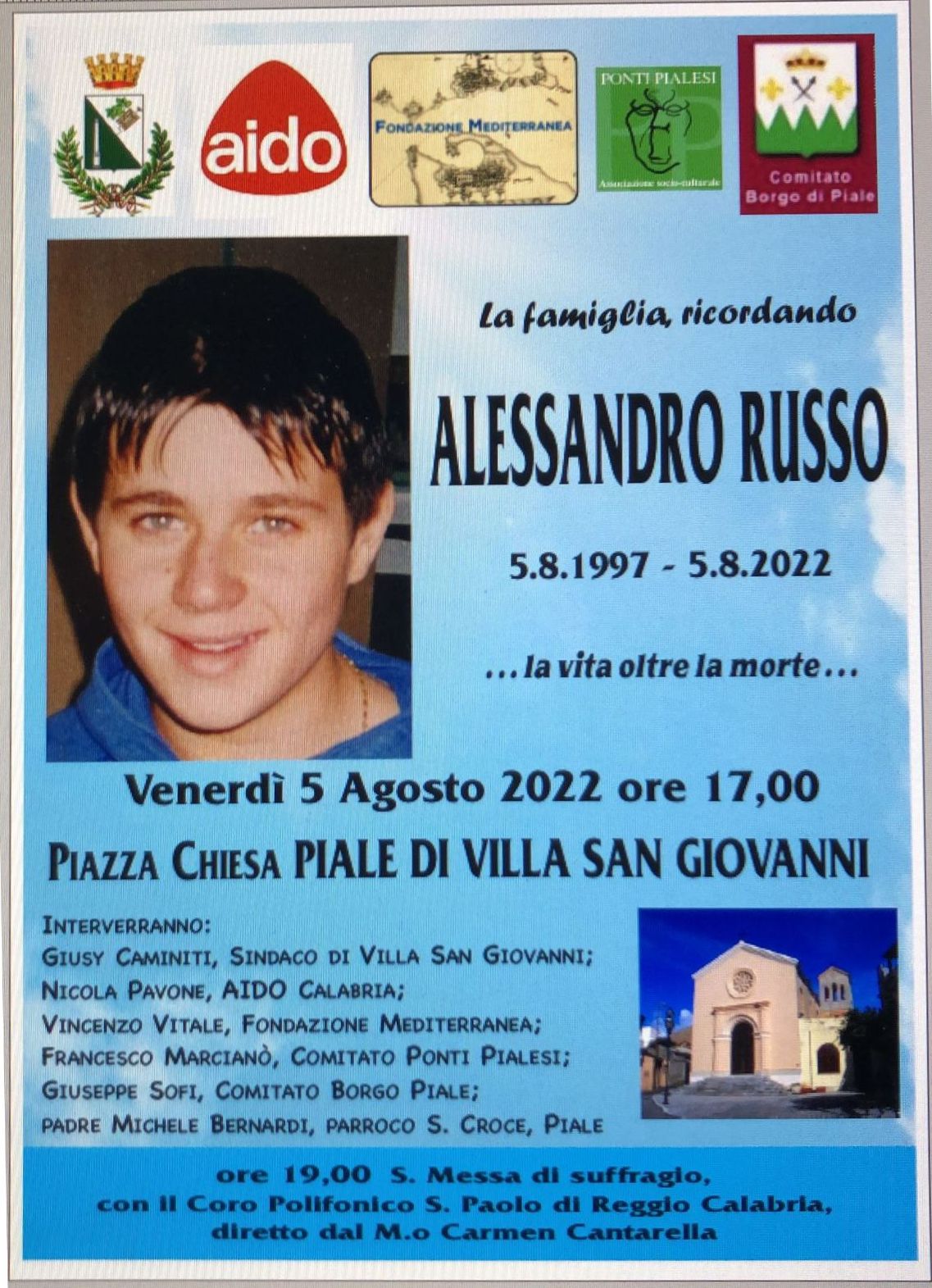 Locandina Alessandro RussoLocandina Alessandro Russo