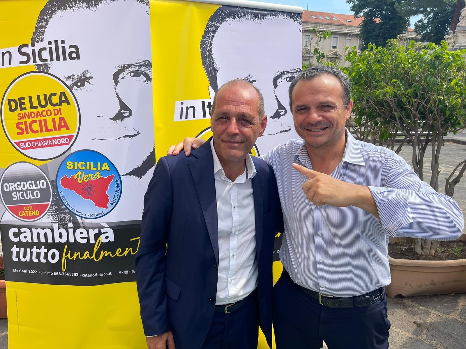 Marco Giorgianni e Cateno De Luca