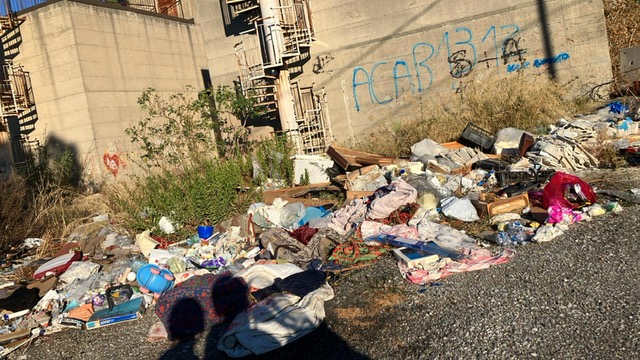 Messina discarica rifiuti zona Sud