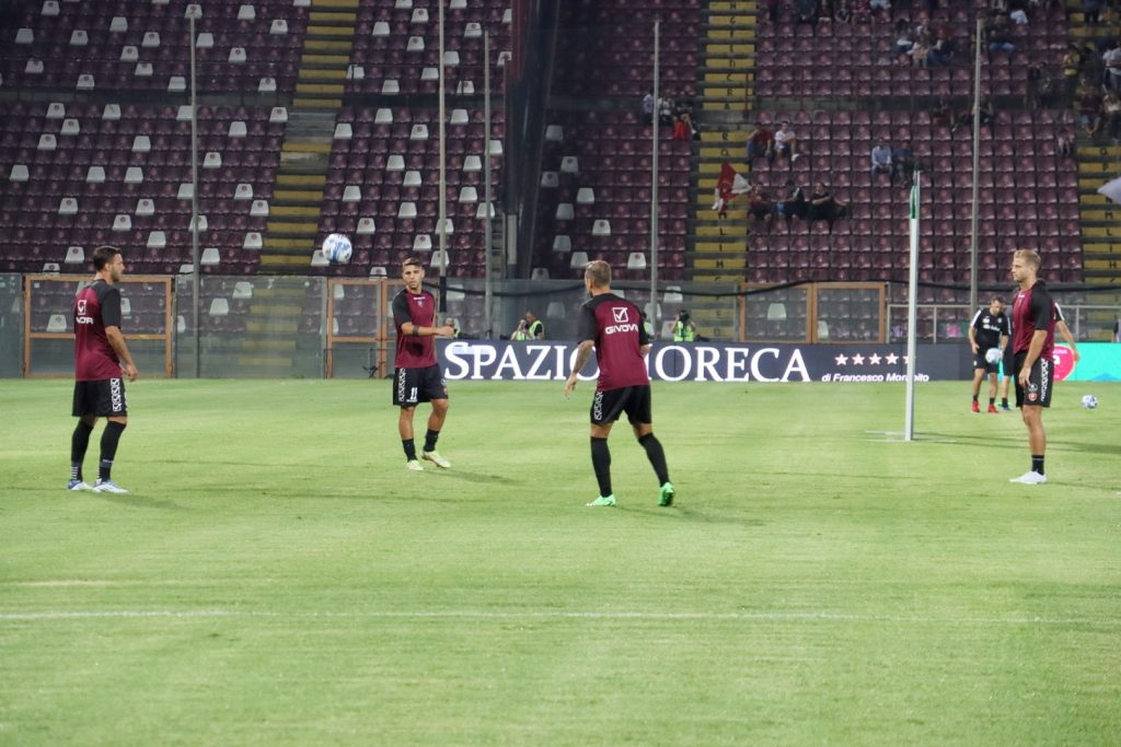 Reggina-Sudtirol riscaldamento