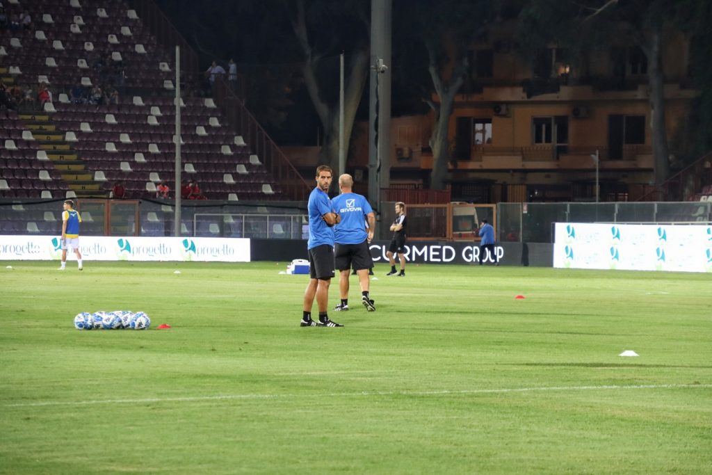 Reggina-Sudtirol riscaldamento