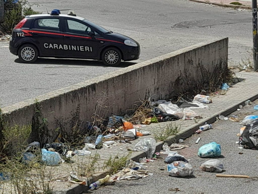 arghillà rifiuti in strada