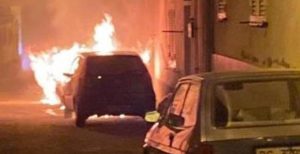 auto incendiate reggio calabria