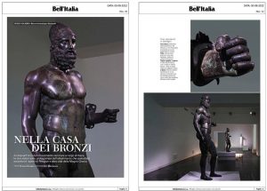 bronzi di riace bell'italia