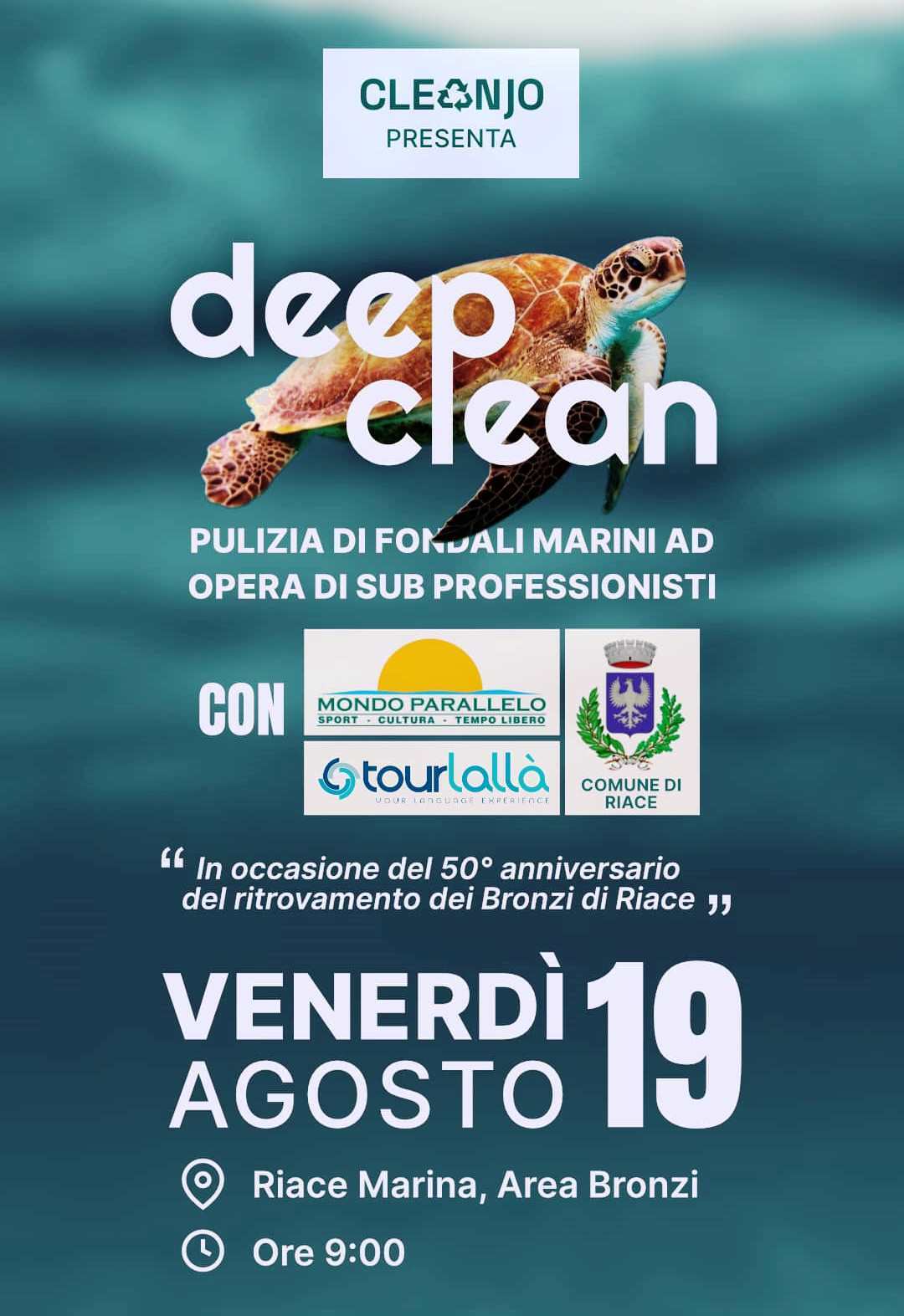cleanjo riace marina