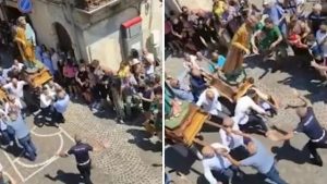 processione pazzano tragedia sfiorata