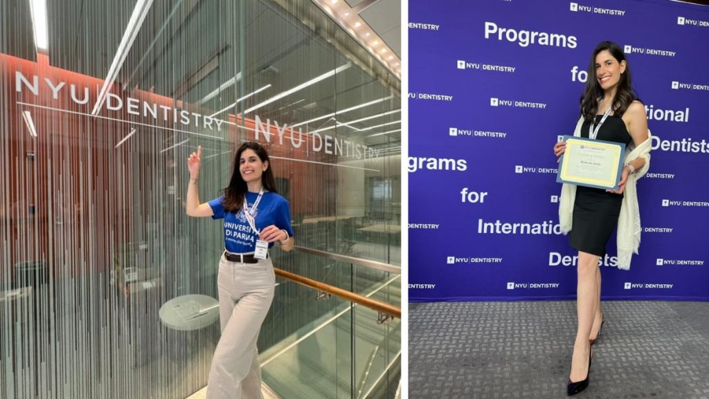 roberta iaria attestato corso dentisti università new york