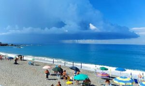 tornado basso tirreno 23 agosto 2022