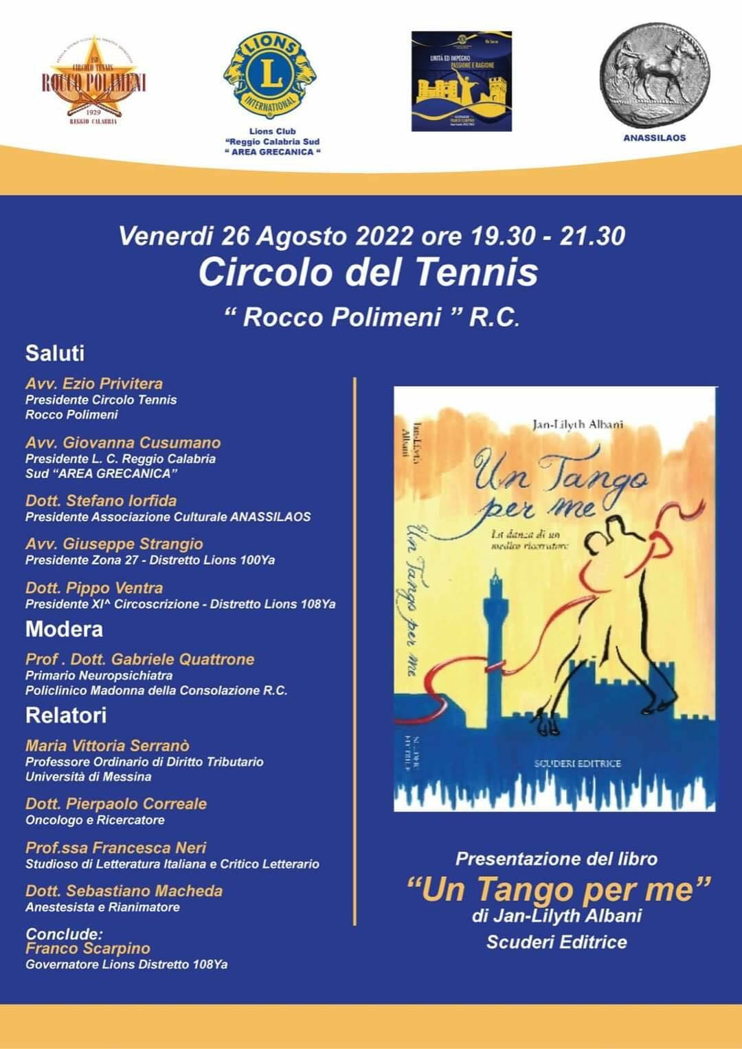 un tango per me libro