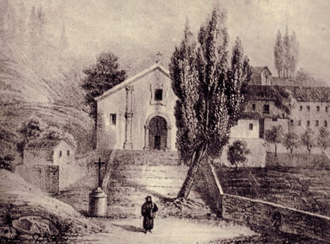 Chiesa e convento antichi primitivi sito