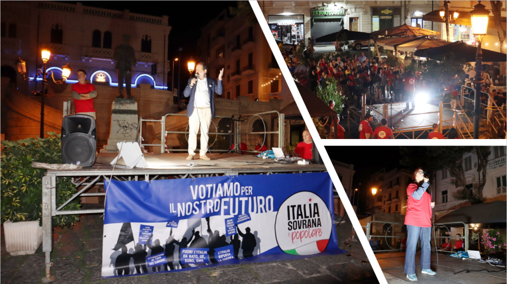Comizio Italia Sovrana Popolare reggio calabria