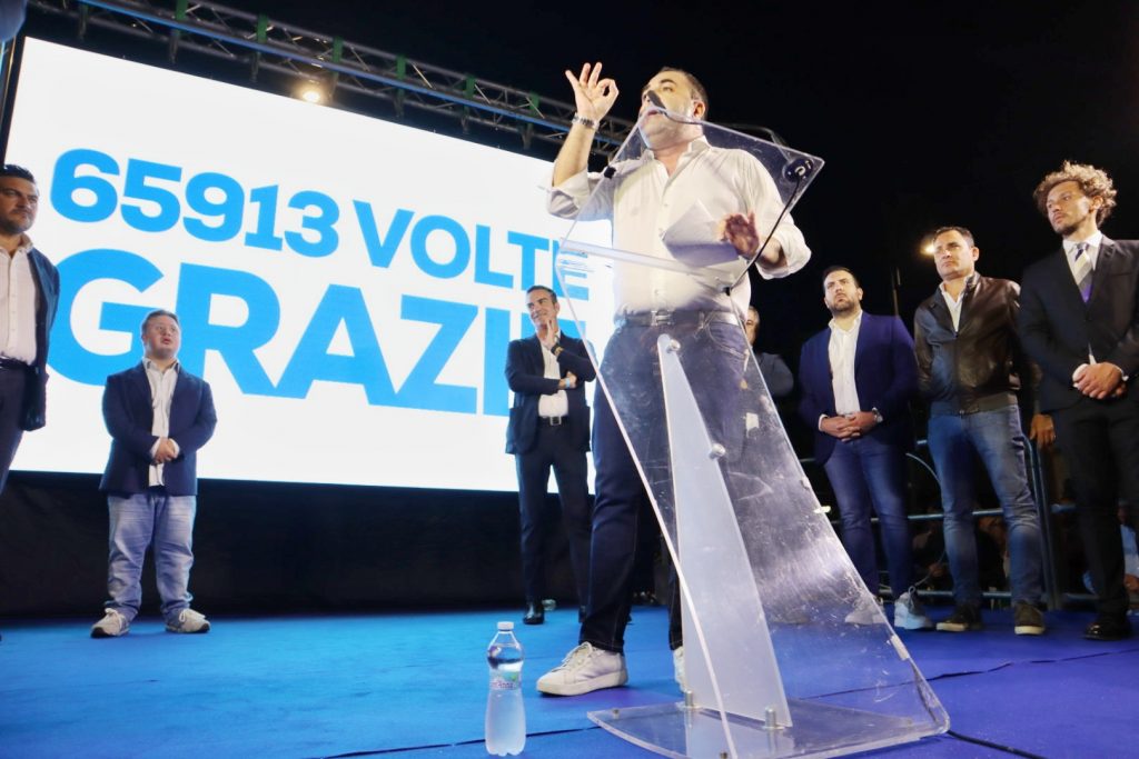 Comizio Occhiuto e Cannizzaro