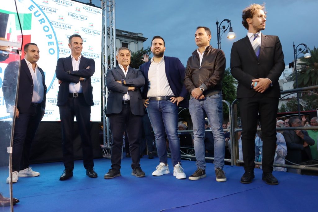 Comizio Occhiuto e Cannizzaro