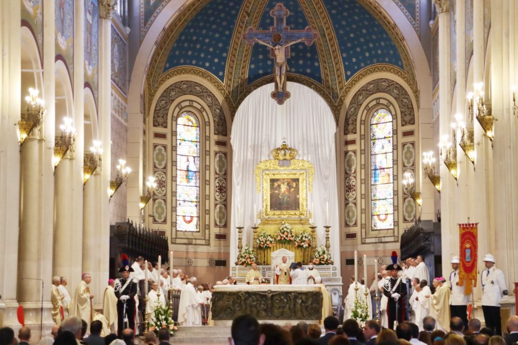 Consegna cero votivo festa madonna