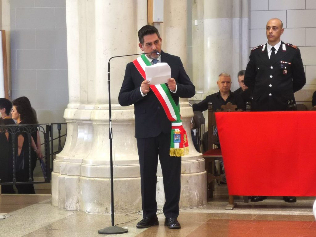 Consegna cero votivo festa madonna