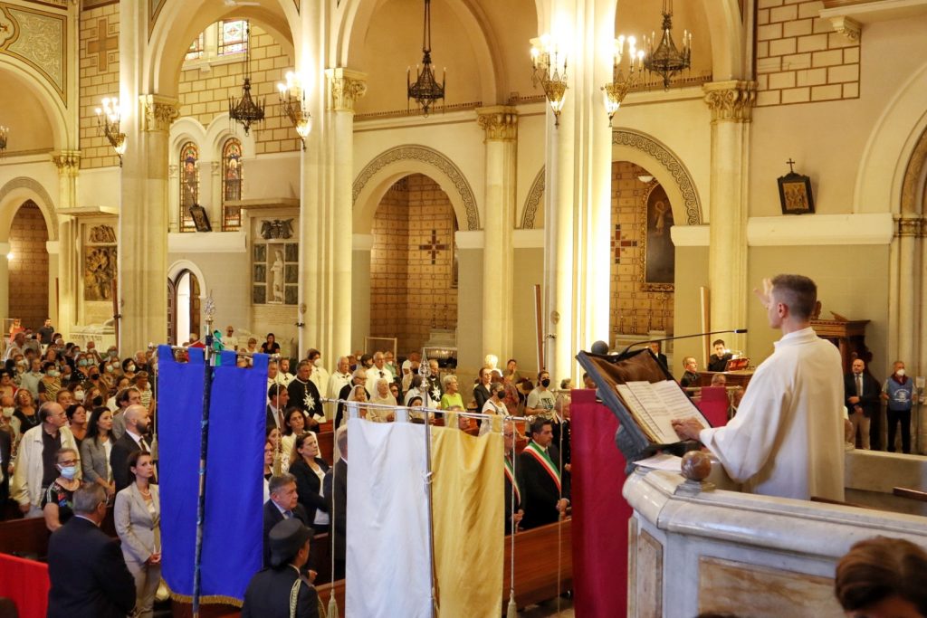 Consegna cero votivo festa madonna