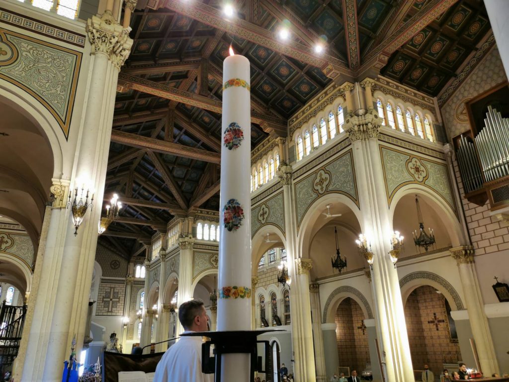 Consegna cero votivo festa madonna