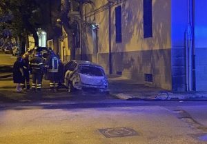 incendio auto Rettore  Prof. Antonino Zumbo