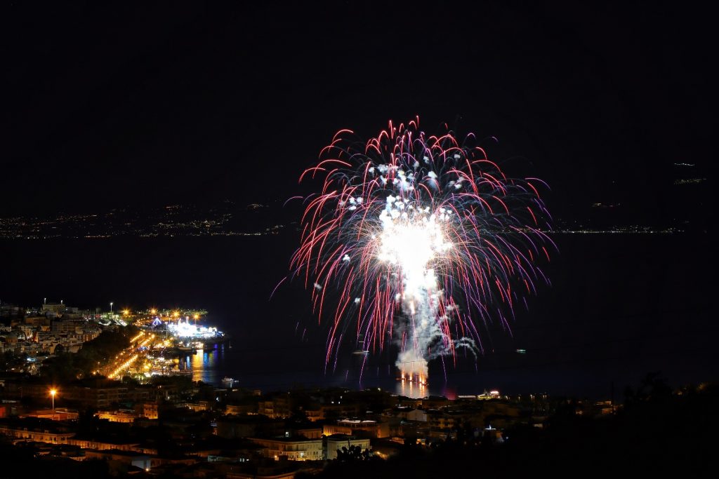 Fuochi d'artificio Festa Madonna da Via Lia