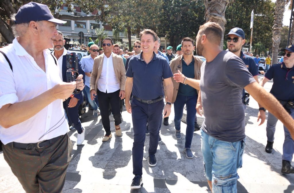 Giuseppe Conte a Reggio Calabria
