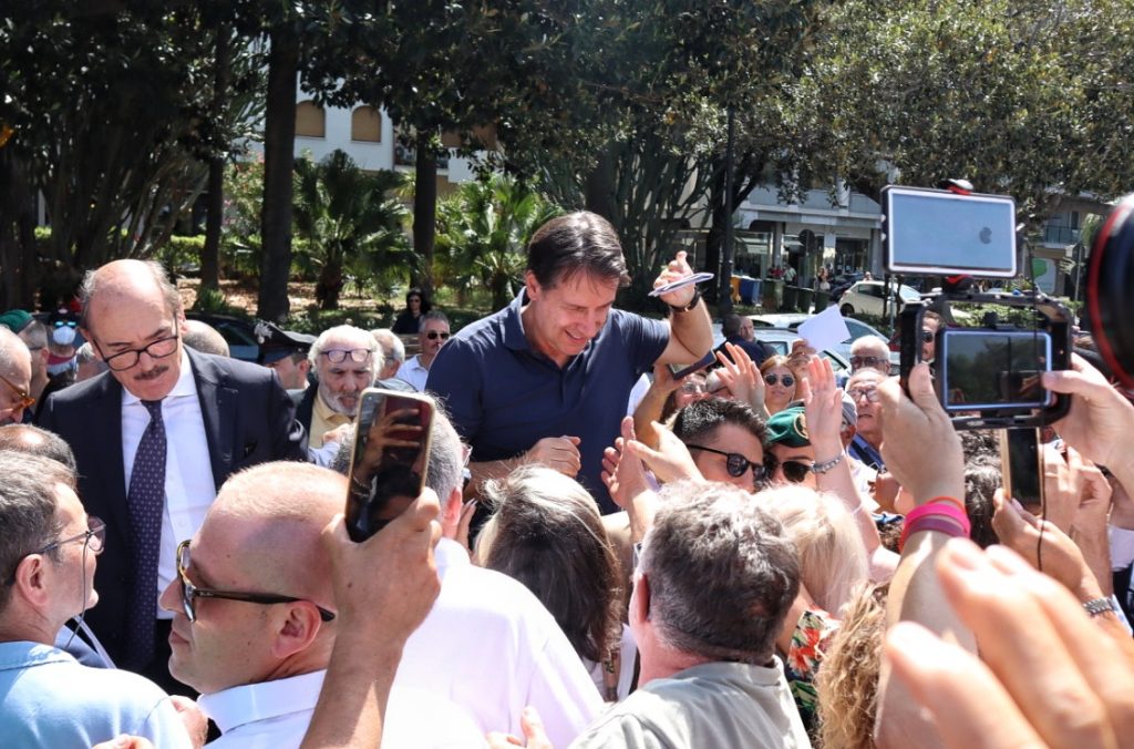 Giuseppe Conte a Reggio Calabria