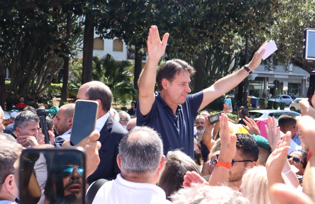 Giuseppe Conte a Reggio Calabria