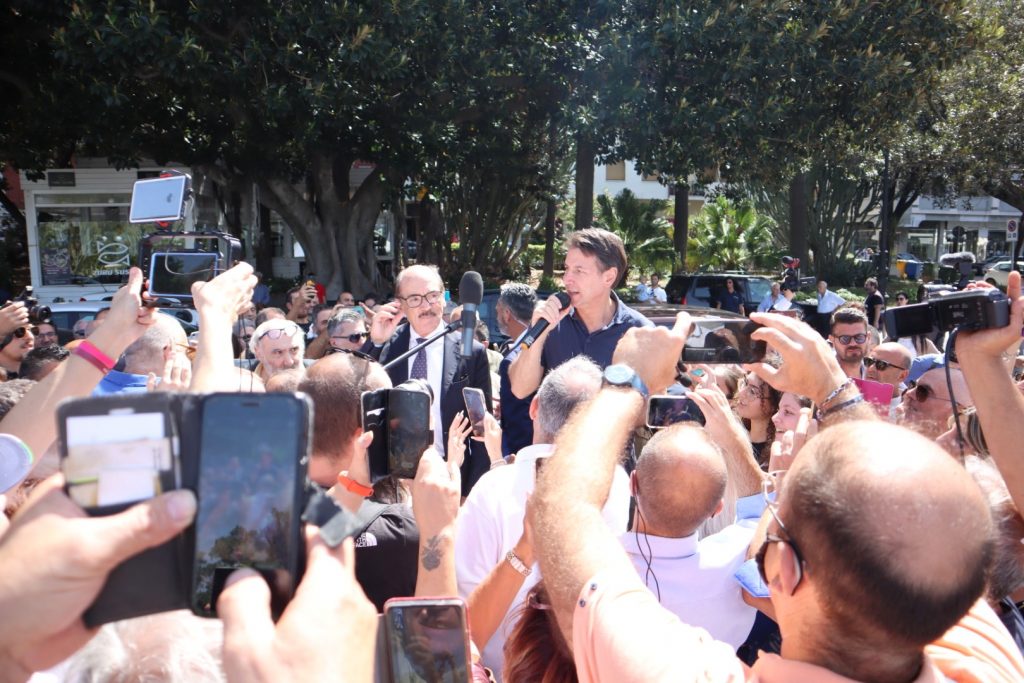 Giuseppe Conte a Reggio Calabria