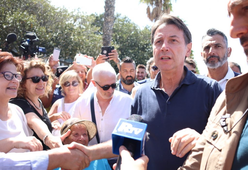 Giuseppe Conte a Reggio Calabria