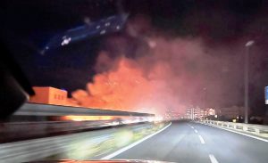 Incendio spazzatura reggio calabria