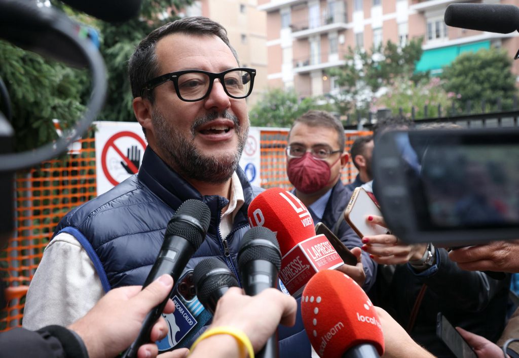 Matteo Salvini voto Elezioni