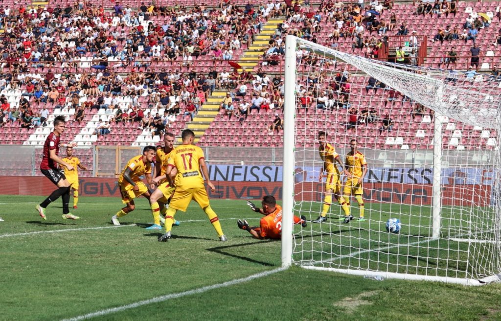 Reggina-Cittadella gol Fabbian