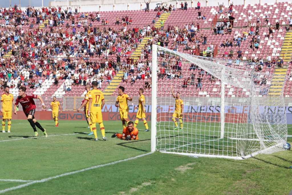 Reggina-Cittadella gol Fabbian
