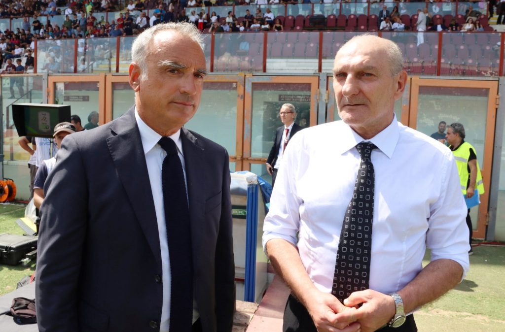 Reggina-Palermo Cardona e Maurizio Poli