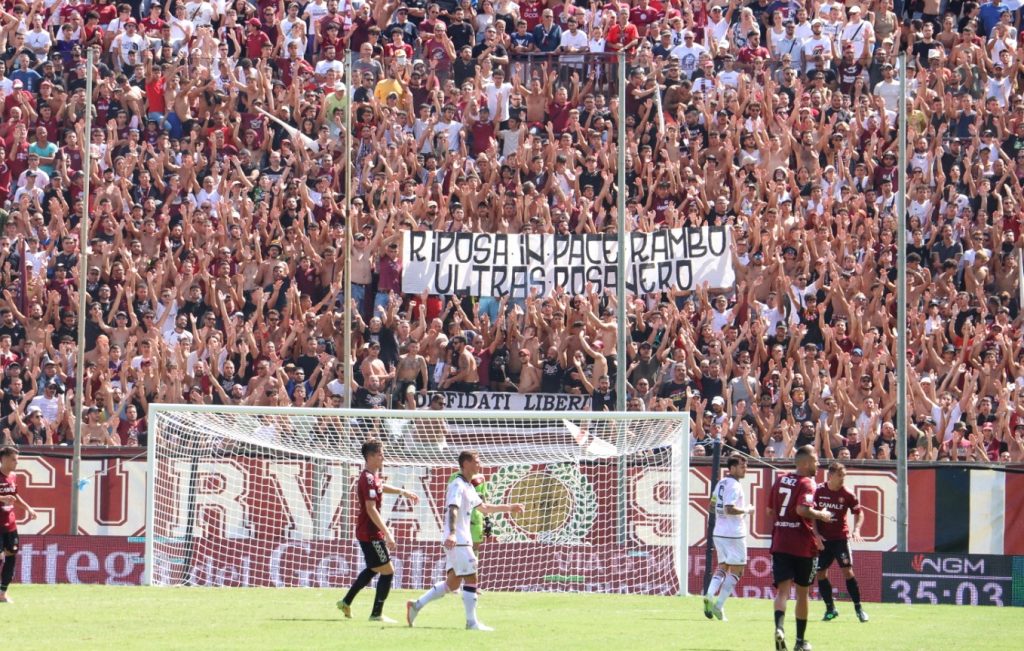Reggina-Palermo Curva Sud tifosi Granillo