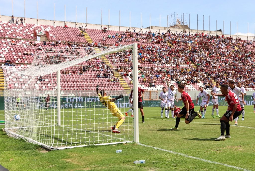 Reggina-Palermo gol Fabbian