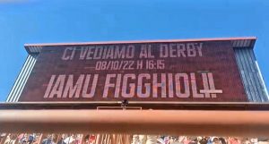 Reggina messaggio maxi schermo derby Cosenza