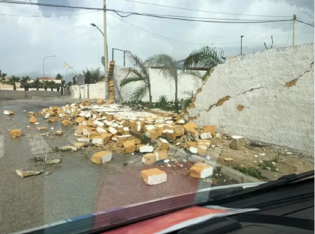 danni tornado trapani