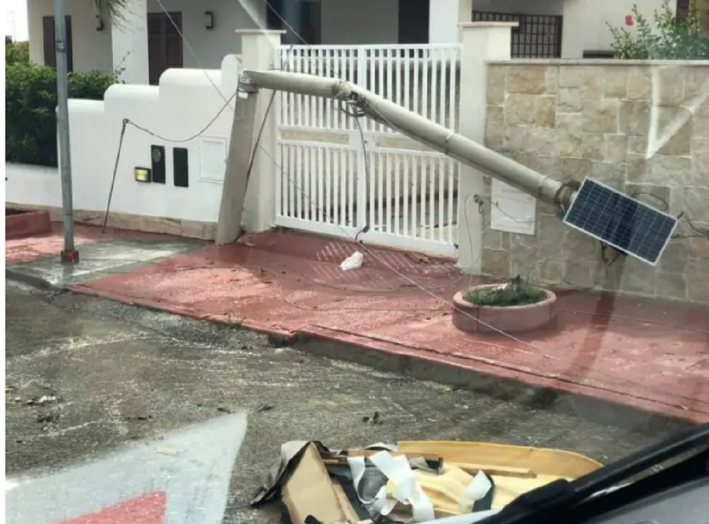 danni tornado trapani